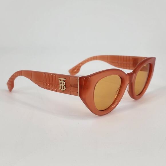 Burberry Meadow Orange Phantos Women's Sunglasses Women’s Size: 47x25x140 - Picture 5 of 13
